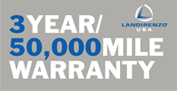 3 Year/50,000 Mile Warranty
